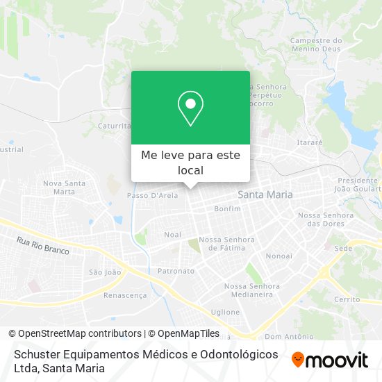 Schuster Equipamentos Médicos e Odontológicos Ltda mapa