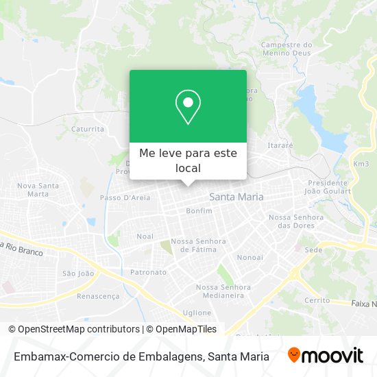 Embamax-Comercio de Embalagens mapa
