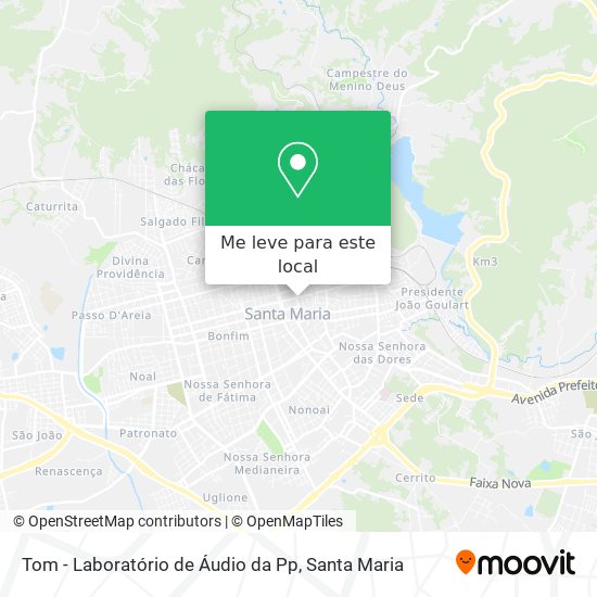 Tom - Laboratório de Áudio da Pp mapa