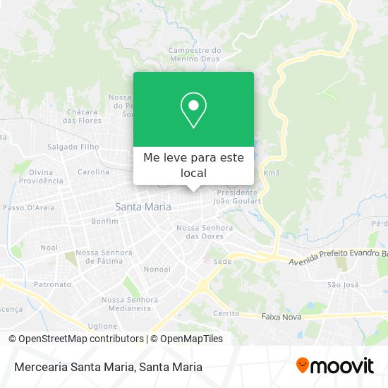 Mercearia Santa Maria mapa