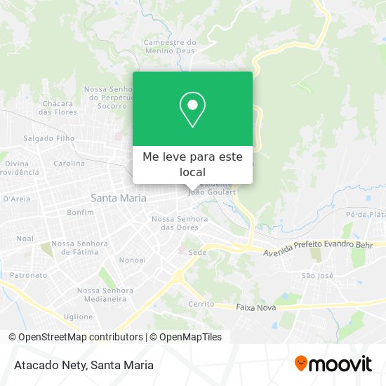 Atacado Nety mapa
