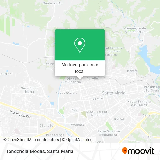 Tendencia Modas mapa