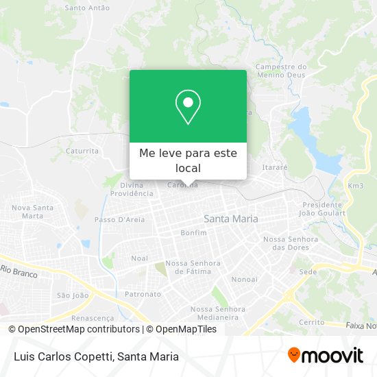 Luis Carlos Copetti mapa