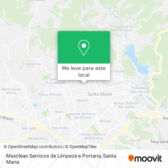 Maxclean Servicos de Limpeza e Portaria mapa