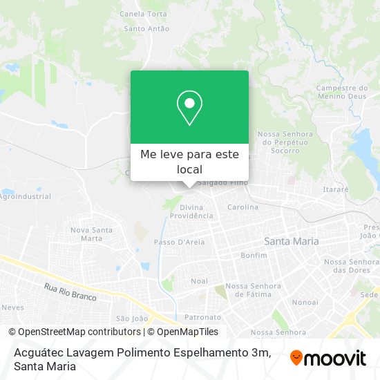 Acguátec Lavagem Polimento Espelhamento 3m mapa