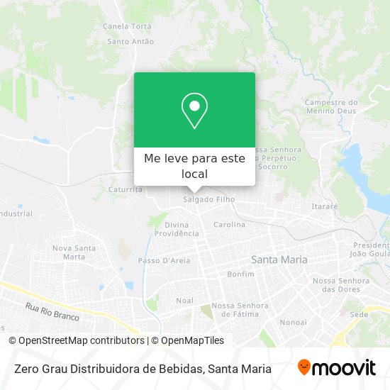 Zero Grau Distribuidora de Bebidas mapa