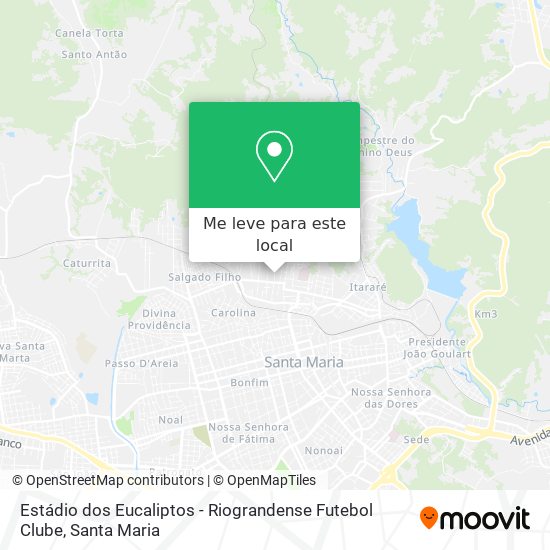 Estádio dos Eucaliptos - Riograndense Futebol Clube mapa