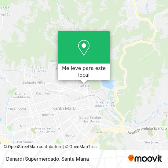 Denardi Supermercado mapa