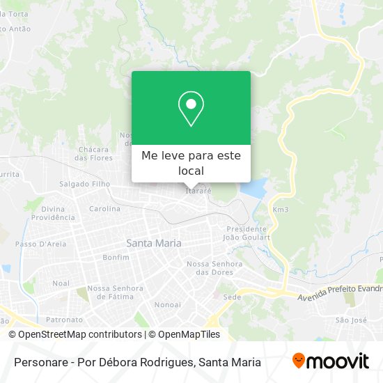 Personare - Por Débora Rodrigues mapa