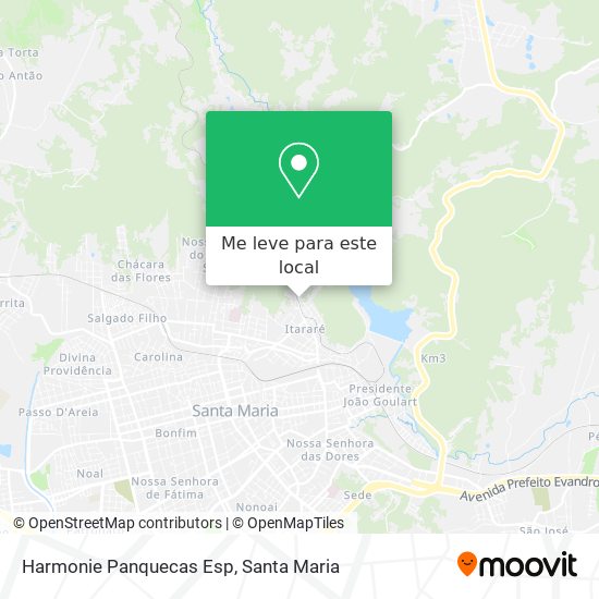 Harmonie Panquecas Esp mapa