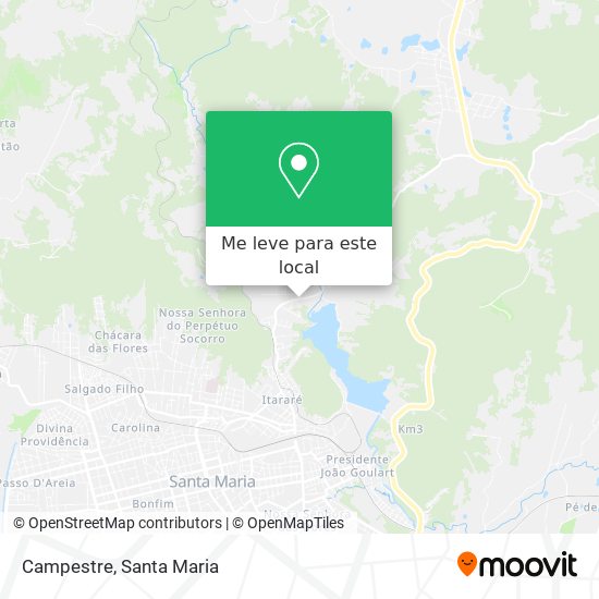 Campestre mapa