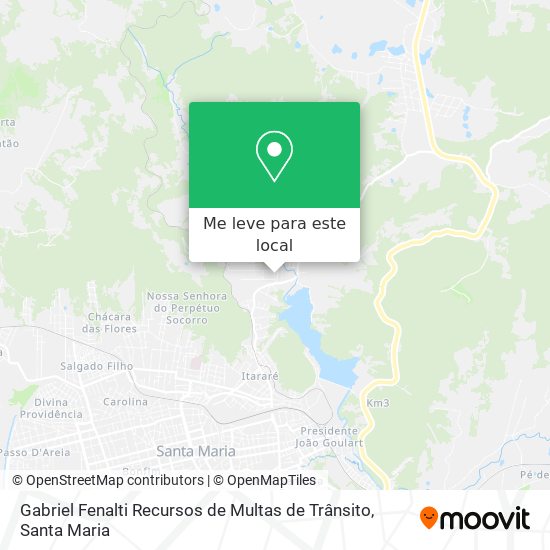 Gabriel Fenalti Recursos de Multas de Trânsito mapa