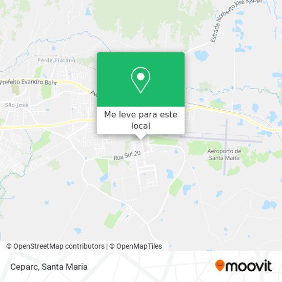 Ceparc mapa