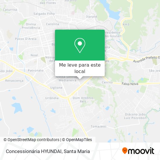 Concessionária HYUNDAI mapa