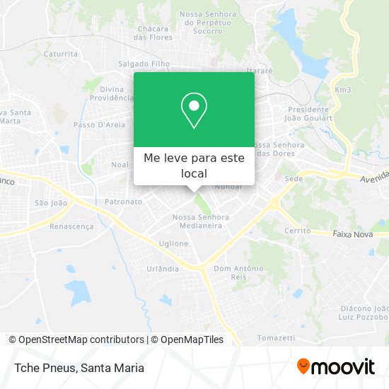 Tche Pneus mapa
