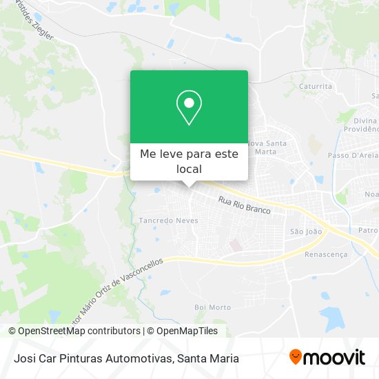 Josi Car Pinturas Automotivas mapa