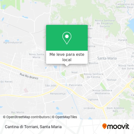 Cantina di Torriani mapa