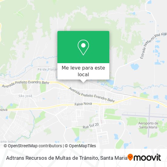 Adtrans Recursos de Multas de Trânsito mapa