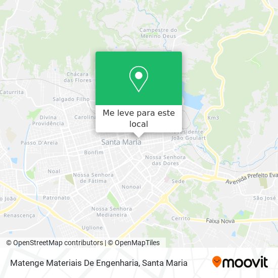 Matenge Materiais De Engenharia mapa