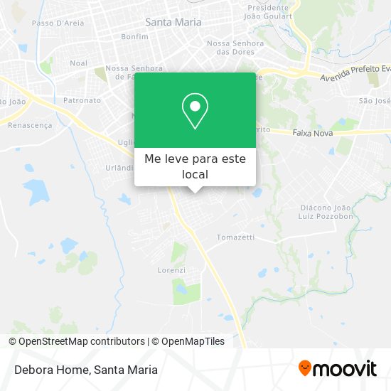 Debora Home mapa