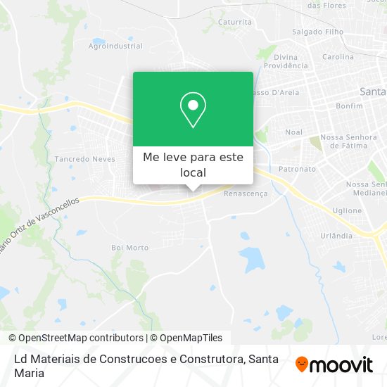 Ld Materiais de Construcoes e Construtora mapa