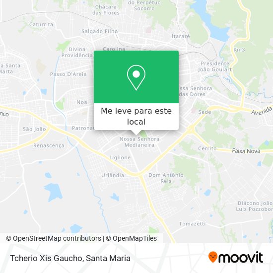 Tcherio Xis Gaucho mapa