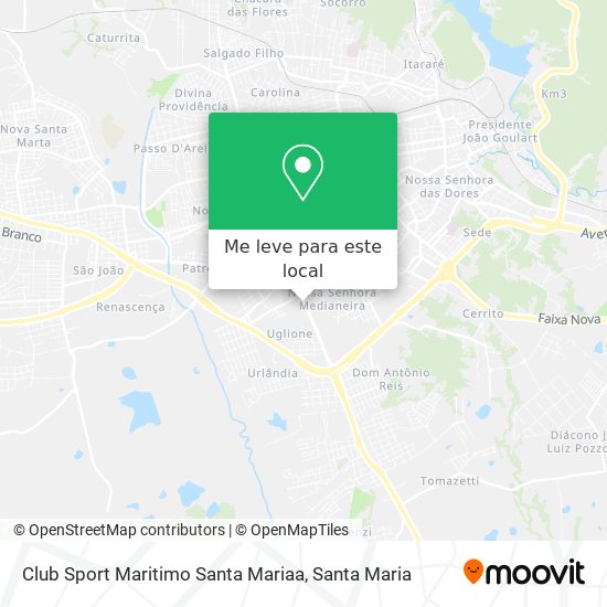 Club Sport Maritimo Santa Mariaa mapa