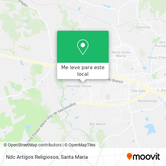 Ndc Artigos Religiosos mapa