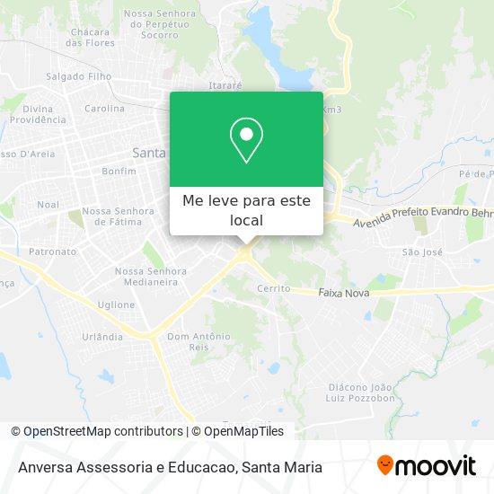 Anversa Assessoria e Educacao mapa