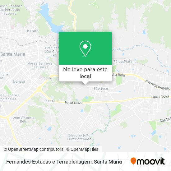 Fernandes Estacas e Terraplenagem mapa