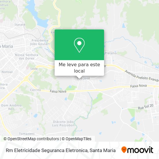 Rm Eletricidade Seguranca Eletronica mapa