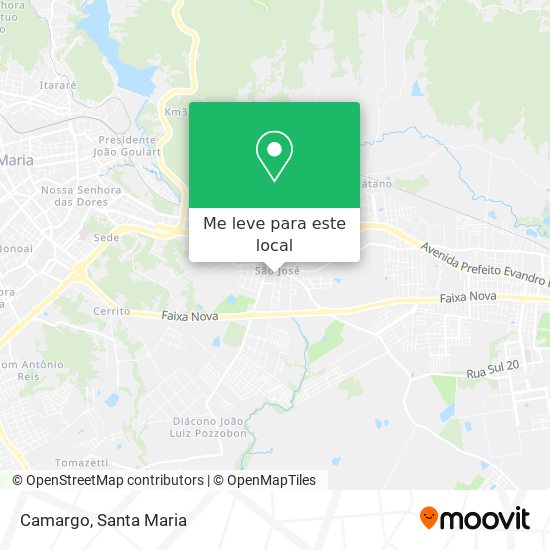 Camargo mapa