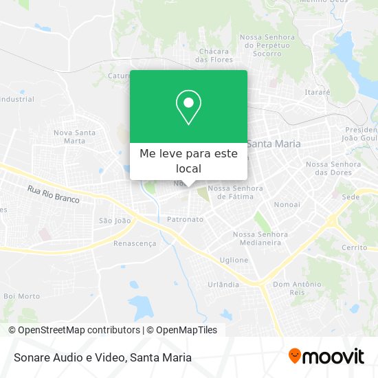 Sonare Audio e Video mapa