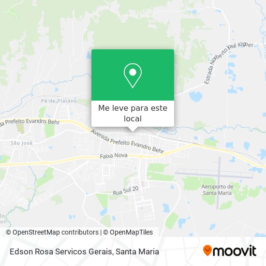 Edson Rosa Servicos Gerais mapa