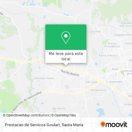 Prestacao de Servicos Goulart mapa