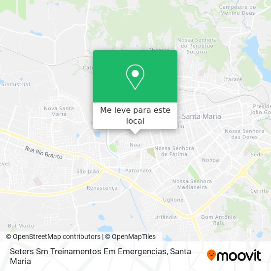 Seters Sm Treinamentos Em Emergencias mapa