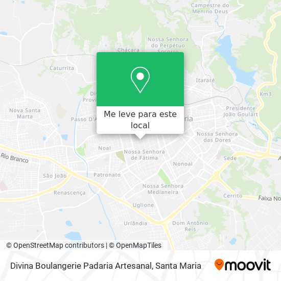 Divina Boulangerie Padaria Artesanal mapa