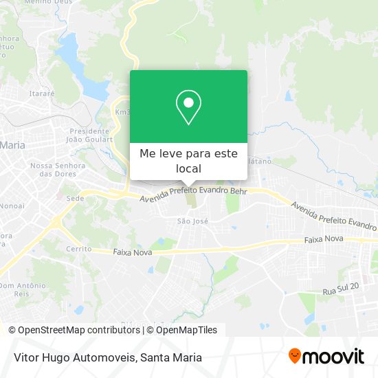 Vitor Hugo Automoveis mapa