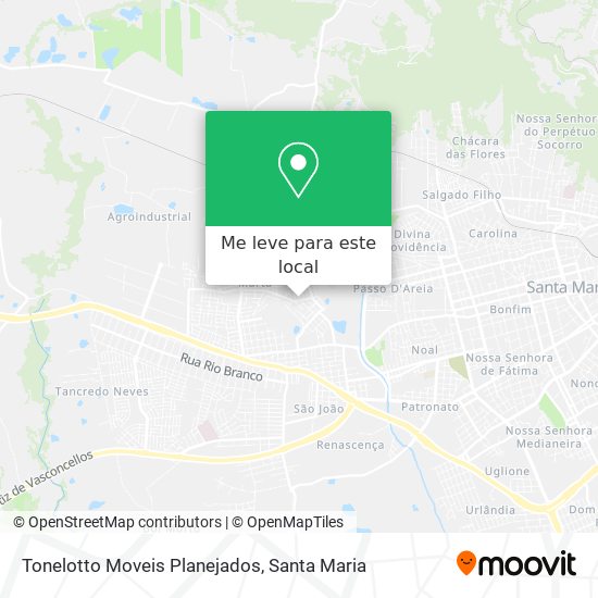 Tonelotto Moveis Planejados mapa