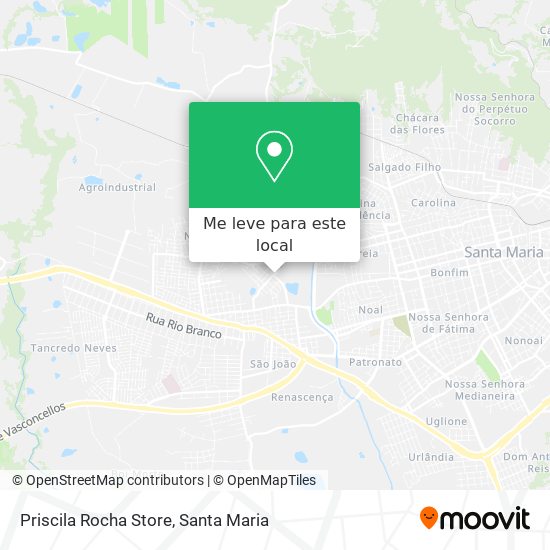 Priscila Rocha Store mapa