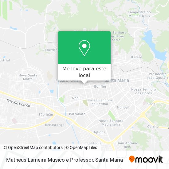 Matheus Lameira Musico e Professor mapa