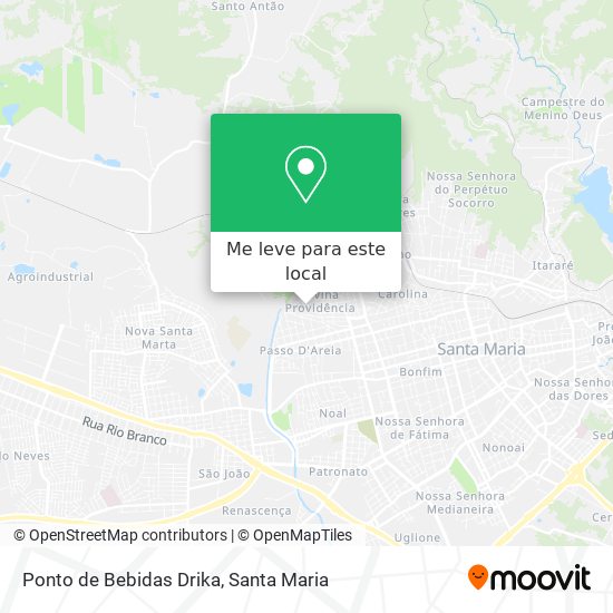 Ponto de Bebidas Drika mapa