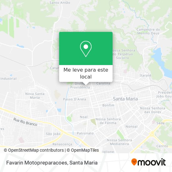 Favarin Motopreparacoes mapa