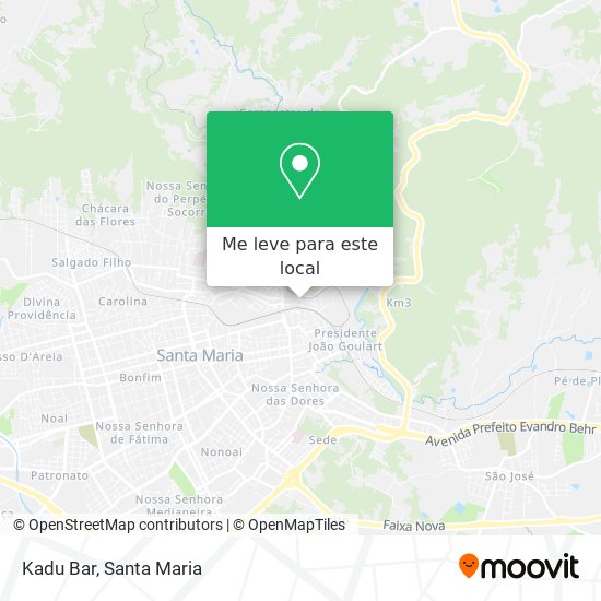 Kadu Bar mapa