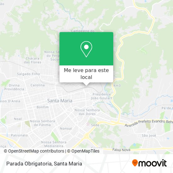 Parada Obrigatoria mapa