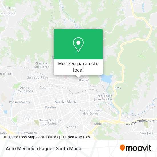 Auto Mecanica Fagner mapa