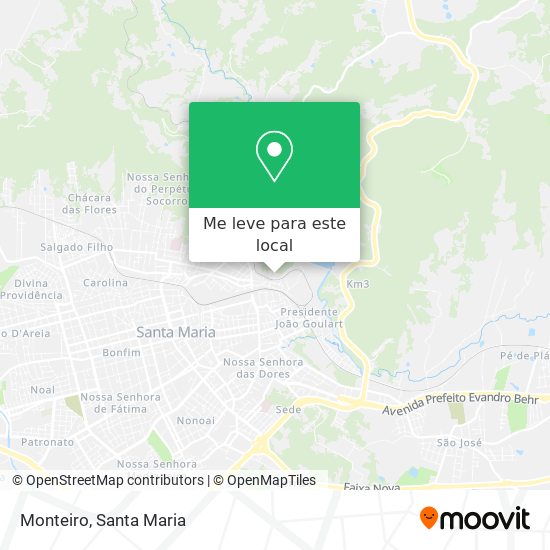 Monteiro mapa