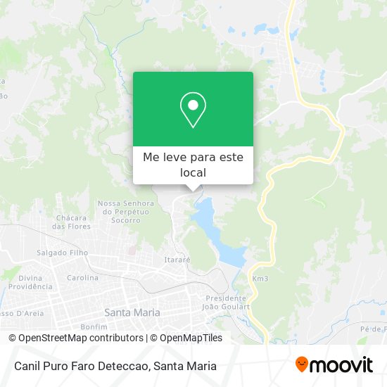 Canil Puro Faro Deteccao mapa