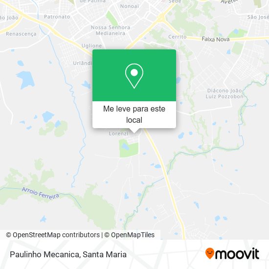 Paulinho Mecanica mapa