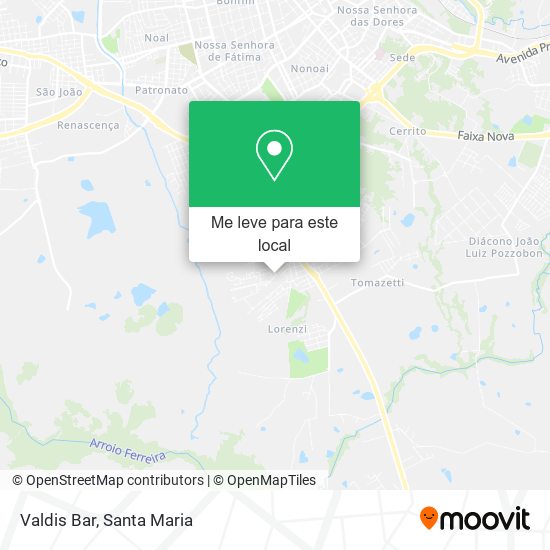 Valdis Bar mapa